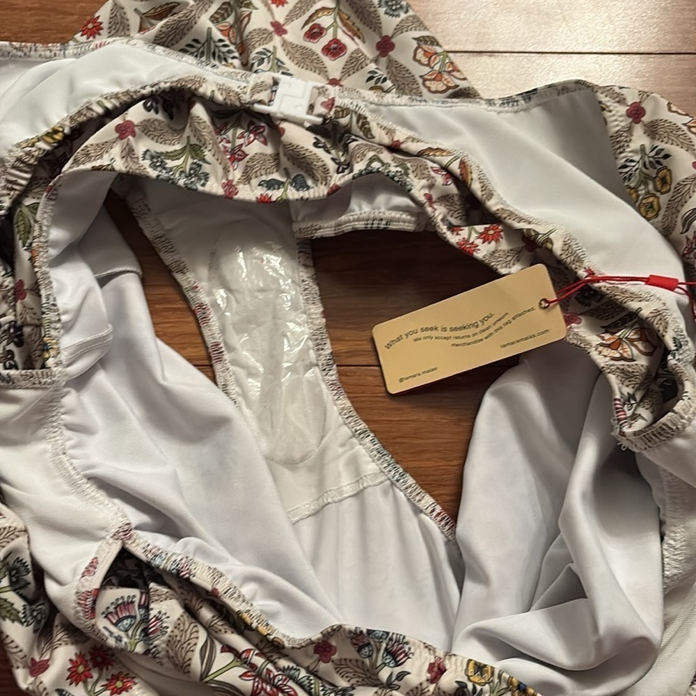 Tamara Malta’s Floral Cutout One-Piece Swimsuit -Nwt - Size 30/32 — image 5 of 7
